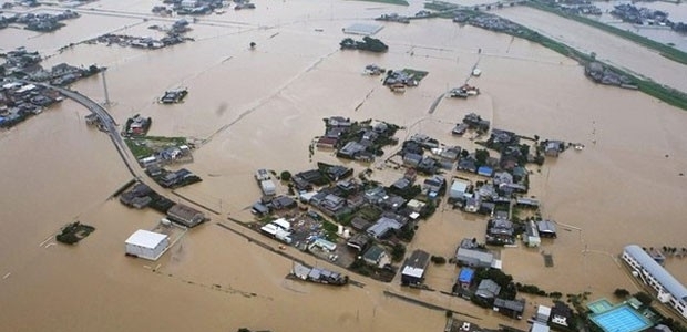 Japonya'da sel felaketi