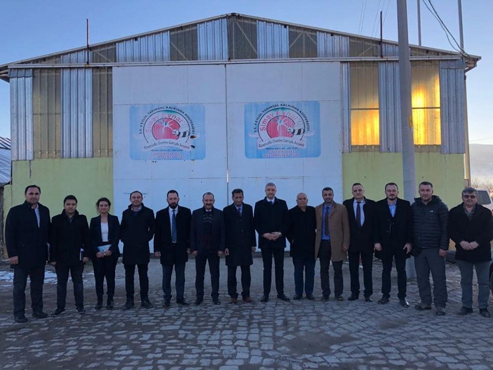 Jeotermale dayalı sera bölgesi projesine ilk adım 