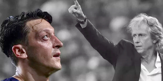 Jesus'tan Mesut Özil'e kırmızı kart!