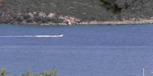 Jet-ski ile göçmen kaçakçılığı!