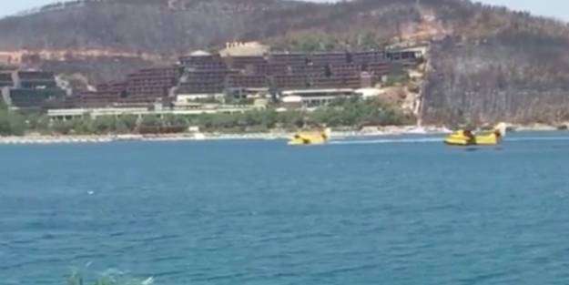 Jetskiyle yangın söndürme uçağını engellemişti! Soruşturma başlatıldı