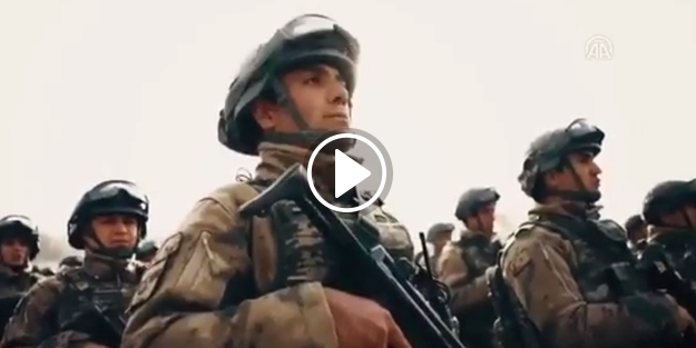 JÖAK'tan film gibi tatbikat