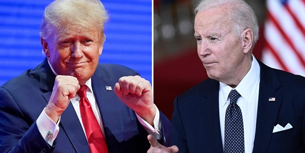 Joe Biden'a anket şoku! Trump fark attı