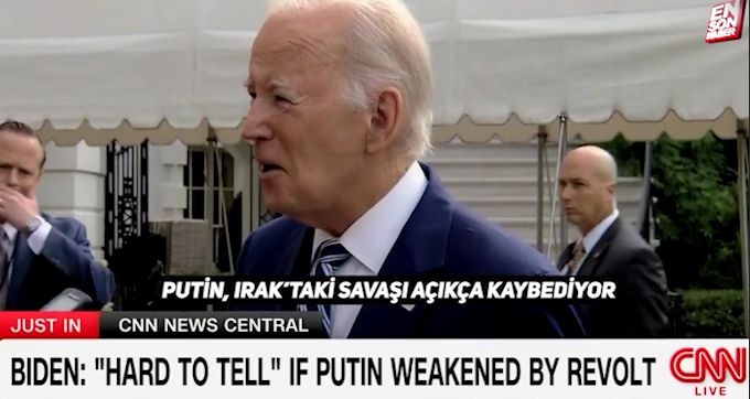 Joe Biden'den Putin gafı! Irak'ta savaşı kaybediyor