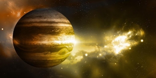 Jupiter'in ilk fotoğrafını gönderdi