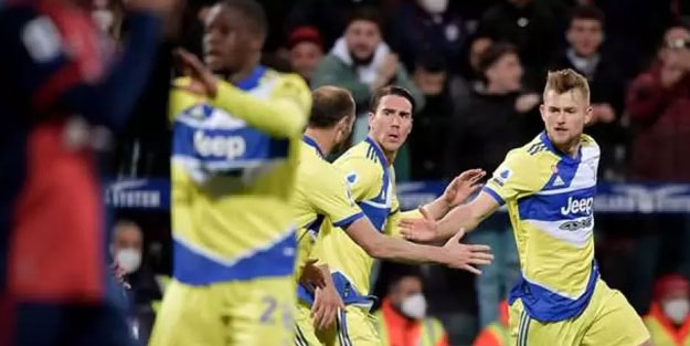 Juventus geriye düştüğü maçı kazandı