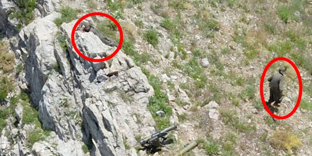 K. Irak'ta Ä°HA'nÄ±n yakaladÄ±ÄÄ± iki terÃ¶rist Ã¶ldÃ¼rÃ¼ldÃ¼