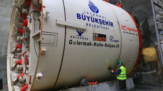 Kabataş-Mecidiyeköy-Mahmutbey metrosunda tüneller birleşti