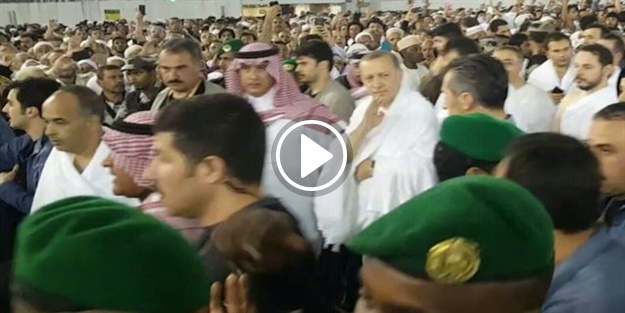 Kabe'de Erdoğan sevgisi