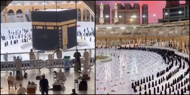 Kabe'den çekilen görüntüler mest etti