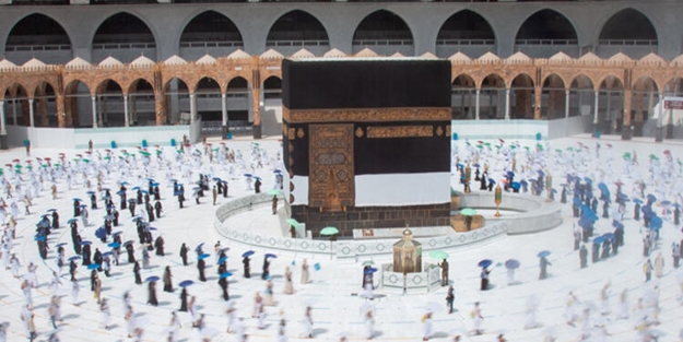 Kabe'den tarihe geçecek görüntüler