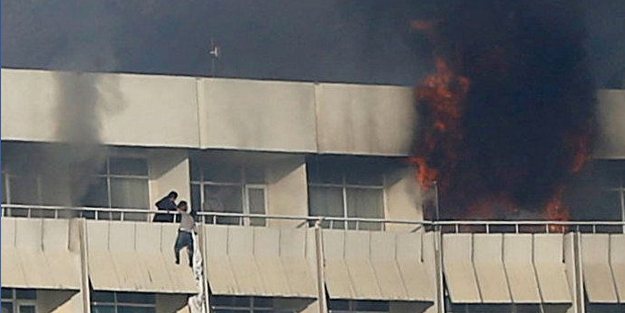 Kabil'de otel saldırısı: 5 ölü (Rehineler var)