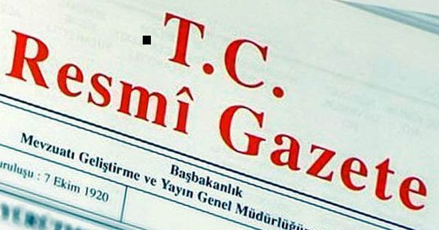 Kabine değişikliği Resmi Gazete'de yayımlandı