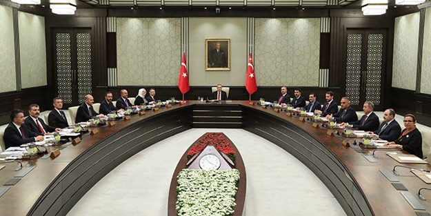 Kabine Erdoğan başkanlığında toplandı