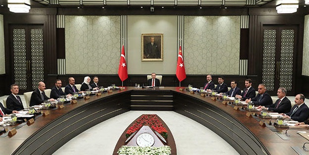 Kabine toplantısı başladı