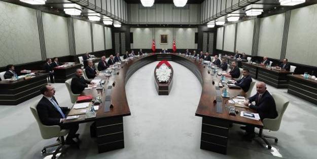 Kabine Toplantısı sona erdi