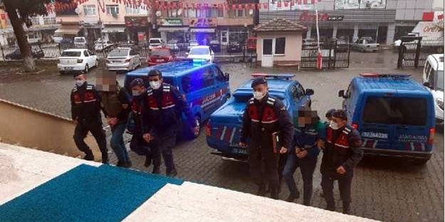 Kablo hırsızları tutuklandı