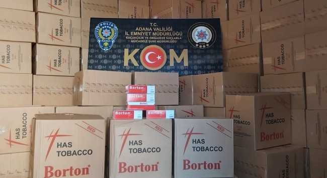 Kaçak 28 milyon 800 bin makaron ele geçirildi