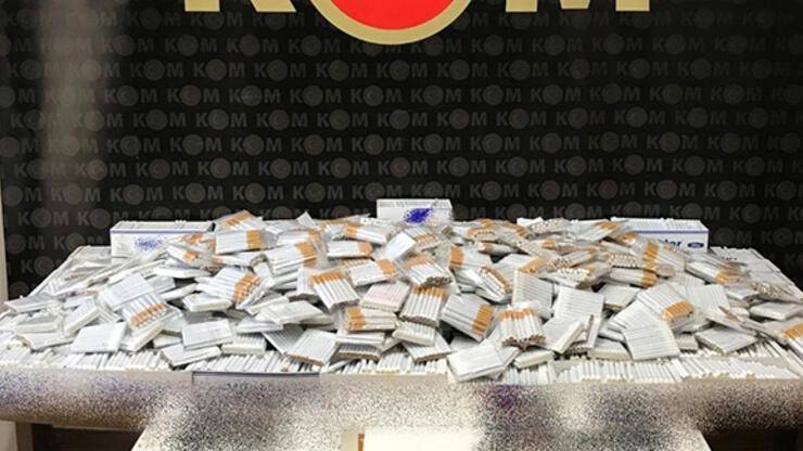 Kaçak 46 bin 640 makaron ele geçirildi