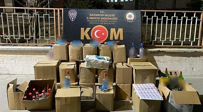Kaçak alkol ele geçirildi