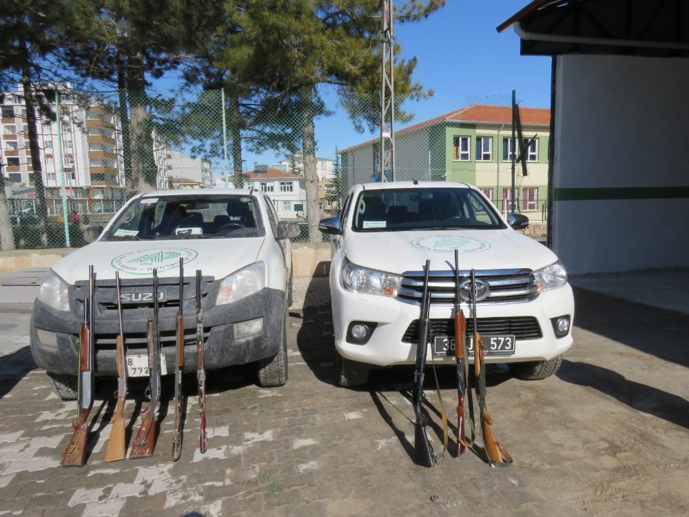 Kaçak avcılara 25 bin lira ceza kesildi 