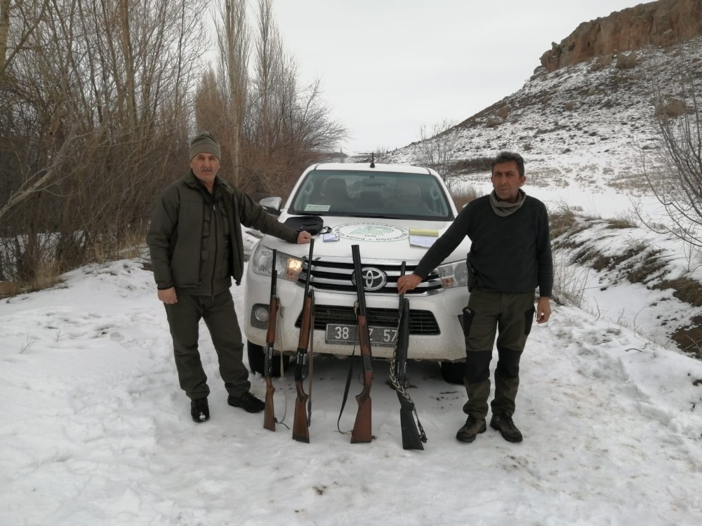 Kaçak avlanan 5 kişiye ceza 