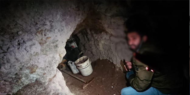 Kaçak definecilere suçüstü! Çok sayıda gözaltı