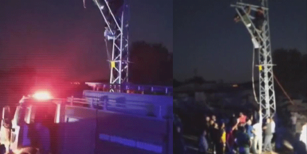 Kaçak elektrik çekerken çarpıldı