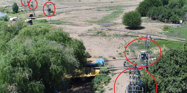Kaçak elektrik kullananlar drone'larla havadan tespit ediliyor!