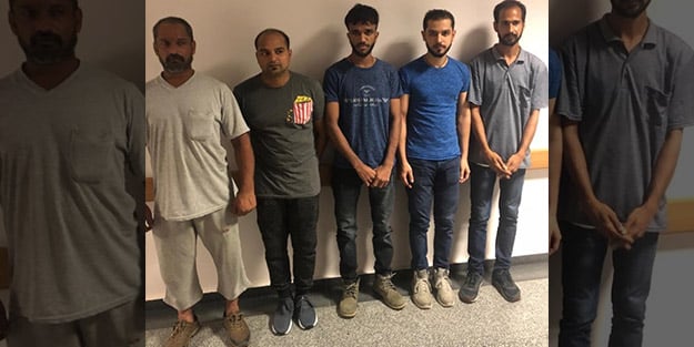 Kaçak göçmenler jandarma uygulamasında yakalandı