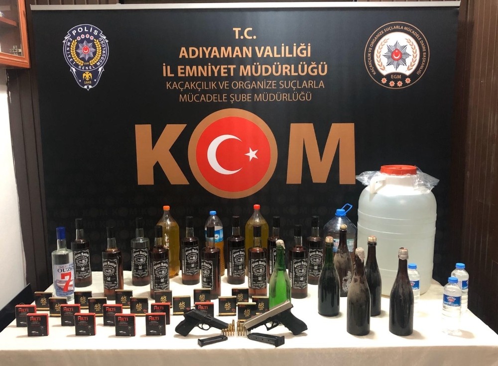 Kaçak içki operasyonu: 3 gözaltı 