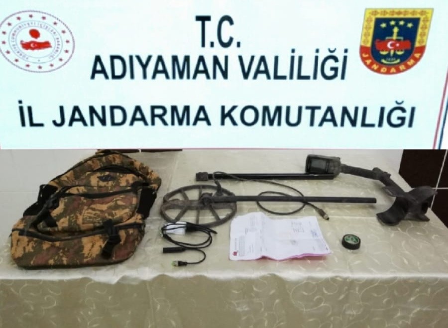 Kaçak kazı yapan şahıslar yakalandı 