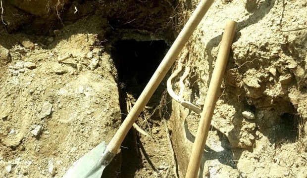 Kaçak kazı yapan şahıslar yakalandı