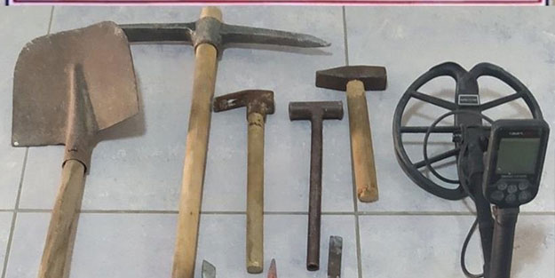 Kaçak kazıcılara suçüstü