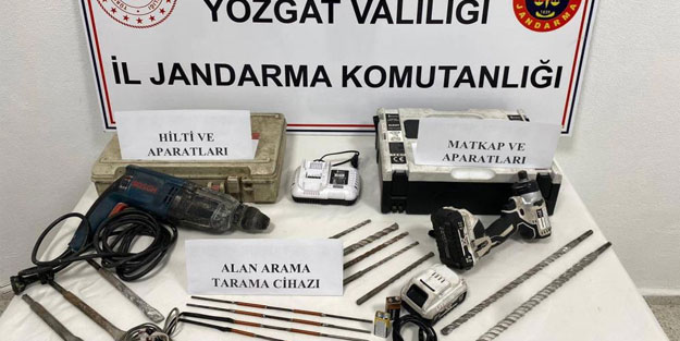 Kaçak kazıya suçüstü