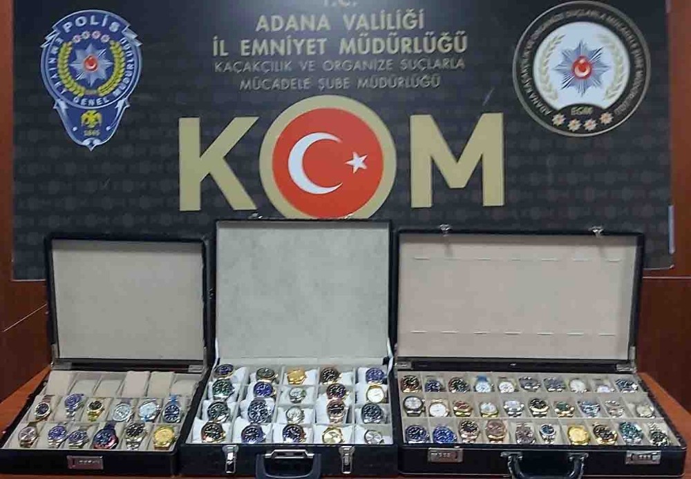 Kaçak kol saati operasyonu 