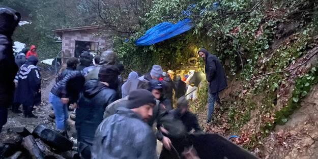 Kaçak maden ocağında göçük! Mahsur kalan işçiler var
