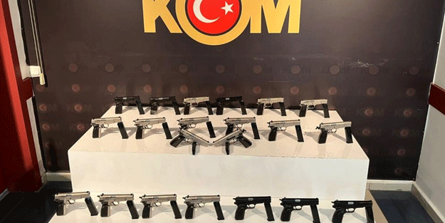 Kaçak silah ticaretine polis darbesi