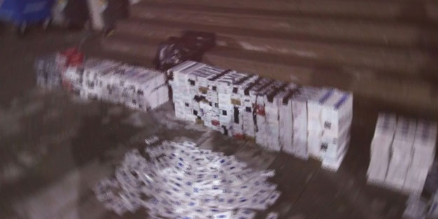 Kaçakçılara ağır darbe! 20 bin paket ele geçirildi