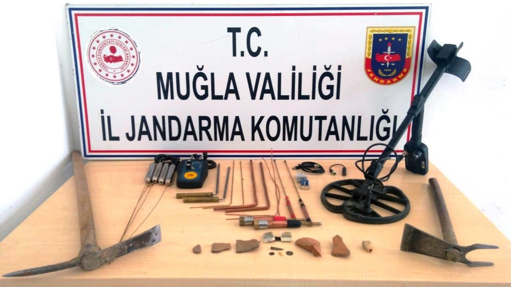 Kaçık kazı yapanlara suçüstü 