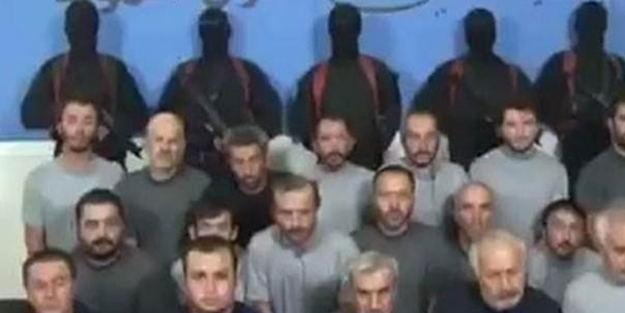 Kaçırılan Türk işçilerden ilk görüntü!