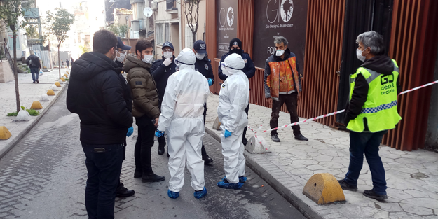 Kaçmaya çalışan korona şüphelisini inşaata kilitlediler