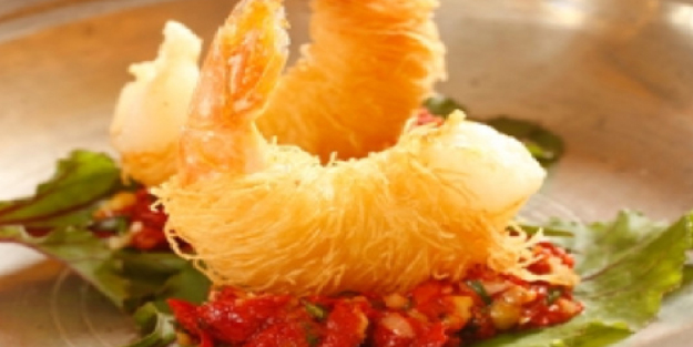 Kadayıflı karides nasıl yenir? Kadayıflı karides tarifi: Kadayıflı karides tempura sosu ne demek, tarifi