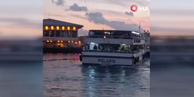Kadıköy vapurunda korkunç kavga
