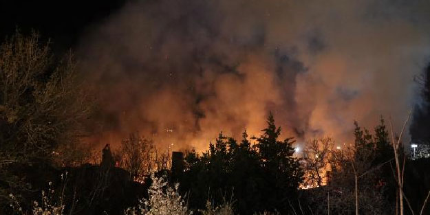 Kadıköy'de evsizlerin kaldığı 4 bina küle döndü