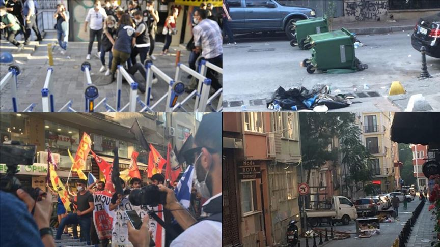 Kadıköy'de izinsiz yürüyüş: 55 gözaltı
