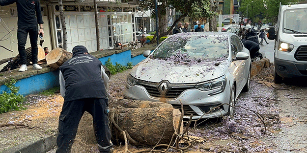 Kadıköy'de korku dolu anlar