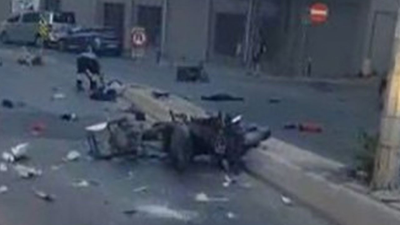 Kadıköy’de korkunç motosiklet kazası