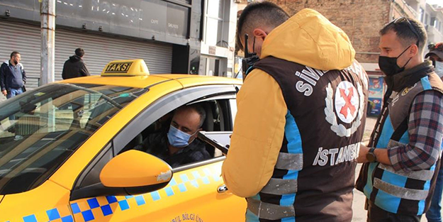 Kadıköy'de taksilere denetim baskını