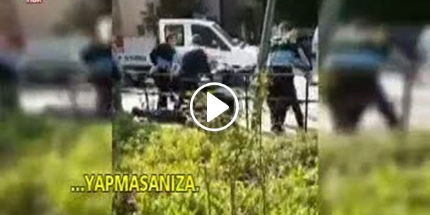 Kadıköy'de zabıta seyyar satıcıyı dövdü